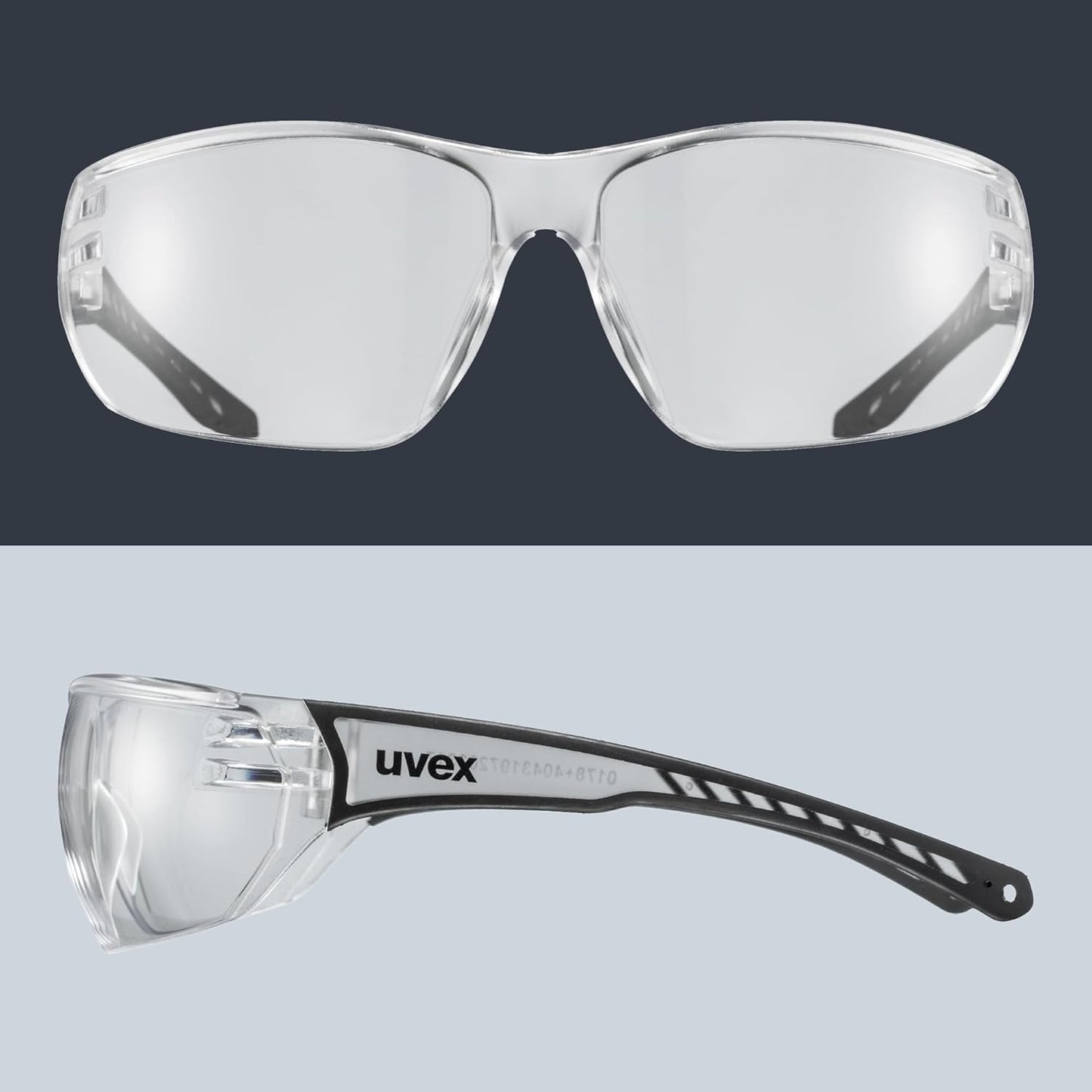 Uvex Sportstyle 204 - Sportbrille Für Damen Und Herren - 100% UVA-, B, C Schutz - Druckfreier Sitz & Perfekter Halt
