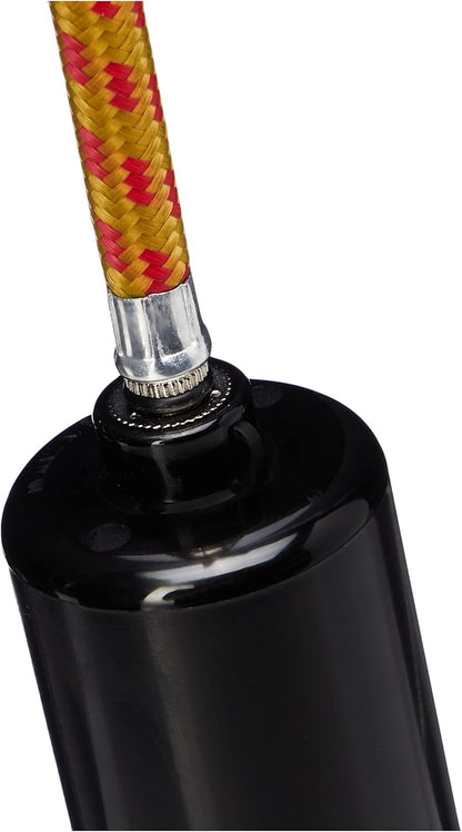 Uhlsport Ballpumpe Klein (6"), Für Fußball, Volleyball & Co., Kompakte Luftpumpe Mit Flexibler Verlängerung, Ideale Pumpe Für Unterwegs, 100118701, Schwarz