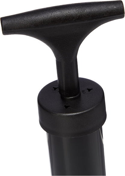 Uhlsport Ballpumpe Klein (6"), Für Fußball, Volleyball & Co., Kompakte Luftpumpe Mit Flexibler Verlängerung, Ideale Pumpe Für Unterwegs, 100118701, Schwarz