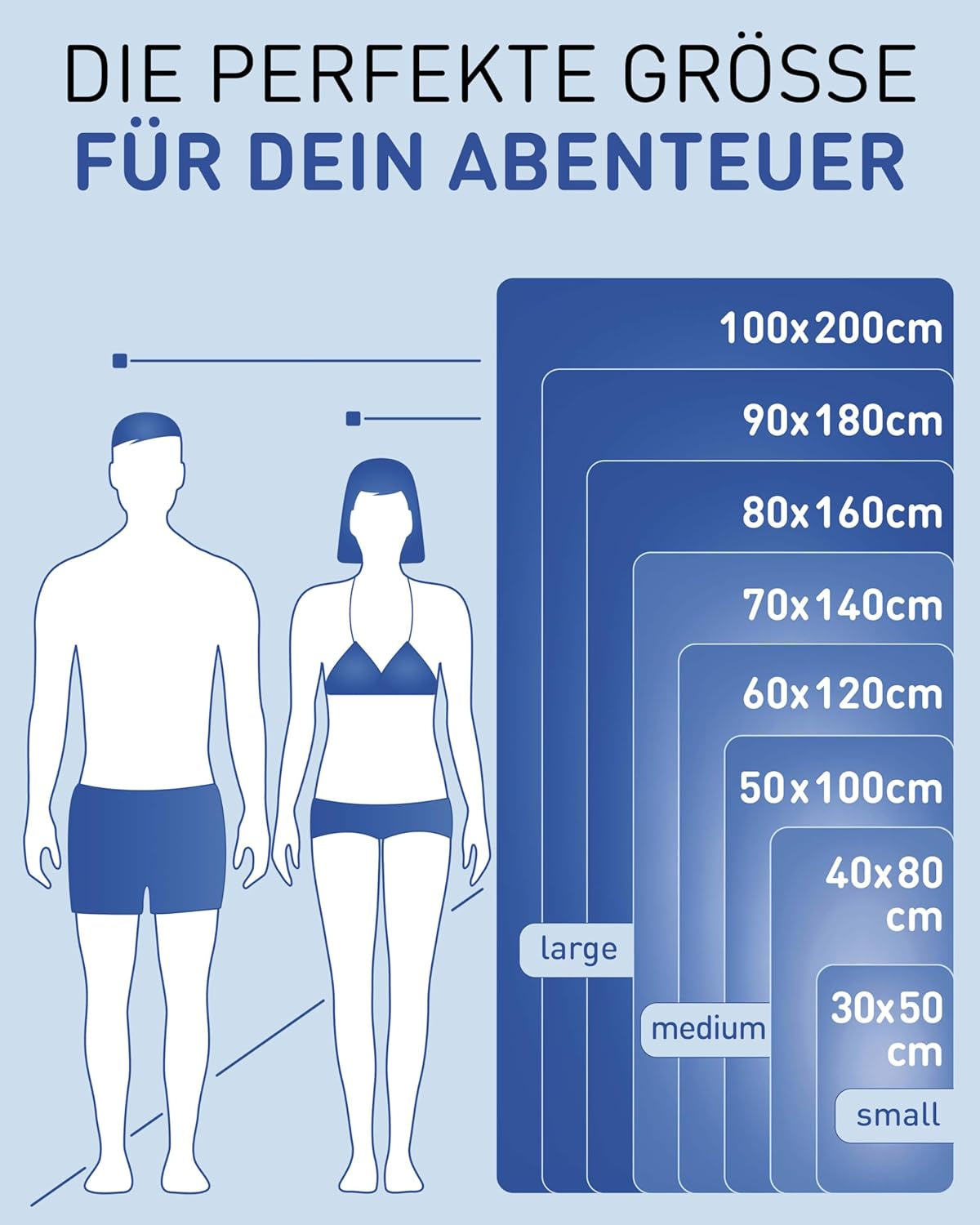 Fit-Flip Mikrofaser Handtuch - Kompakte Microfaser Handtücher - Ideal Als Sporthandtuch, Reisehandtuch, Strandtuch - Schnelltrocknend Und Leicht - Badetuch Groß - Sport, Fitness, Sauna