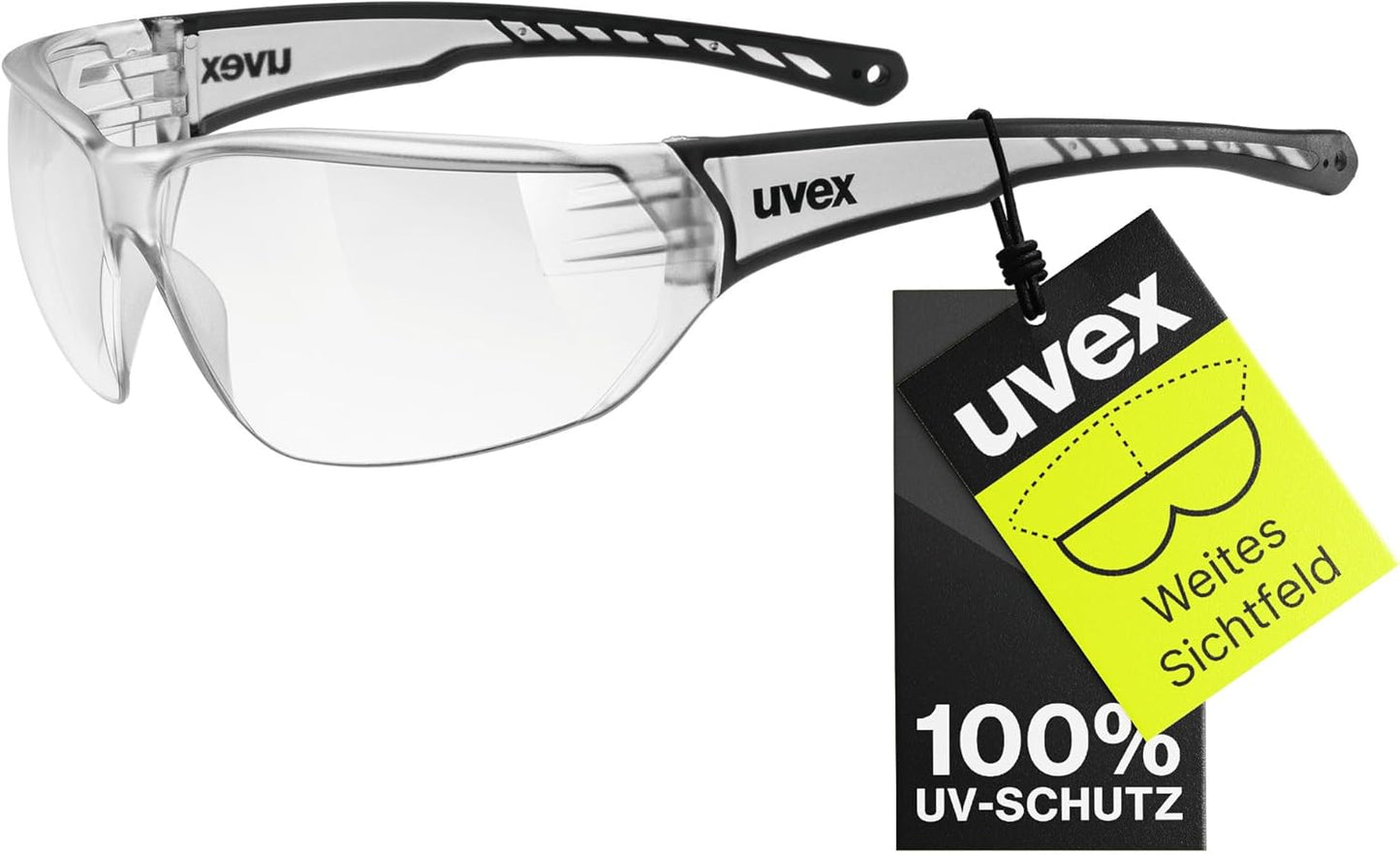 Uvex Sportstyle 204 - Sportbrille Für Damen Und Herren - 100% UVA-, B, C Schutz - Druckfreier Sitz & Perfekter Halt