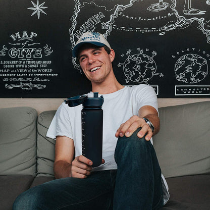 Super Sparrow Trinkflasche - Tritan Wasserflasche - 350Ml, 500Ml, 750Ml, 1000Ml - Bpa-Frei - Ideale Sportflasche - Sport, Wasser, Fahrrad, Fitness, Uni, Outdoor - Leicht, Nachhaltig